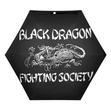 Load image into Gallery viewer, Black Dragon Fighting Society Lightweight Manual Folding Umbrella Printing Outside