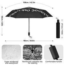 Load image into Gallery viewer, Black Dragon Fighting Society Lightweight Manual Folding Umbrella Printing Outside