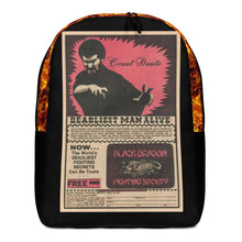 Load image into Gallery viewer, Count Dante, Worlds Deadliest Fighting Secrets, Backpack