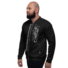 Load image into Gallery viewer, Back Dragon Fighting Soiciety Unisex Bomber Jacket