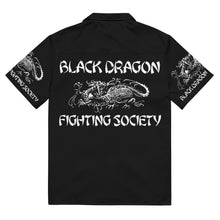 Load image into Gallery viewer, Black Dragon Fighting Society Count Dante button shirt