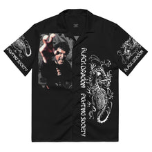 Load image into Gallery viewer, Black Dragon Fighting Society Count Dante button shirt