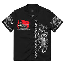 Load image into Gallery viewer, Deadliest Fighting Secretes Count Dante Black Dragon Fighting Society button shirt