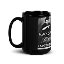 Load image into Gallery viewer, Black Dragon Fighting Society & Count Dante Portrait Black Glossy Mug