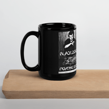 Load image into Gallery viewer, Black Dragon Fighting Society & Count Dante Portrait Black Glossy Mug