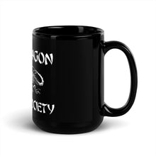 Load image into Gallery viewer, Black Dragon Fighting Society Black Glossy Mug