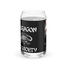 Load image into Gallery viewer, World's Deadliest Fighting Secrets Count Dante & Black Dragon Fighting Society Can-shaped glass