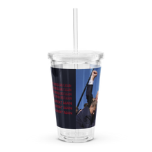 Load image into Gallery viewer, Trump Assassion Attempt Victory & Make America Great Agin Flag MAGA plastic tumbler