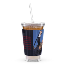 Load image into Gallery viewer, Trump Assassion Attempt Victory & Make America Great Agin Flag MAGA plastic tumbler