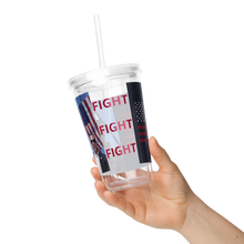 Load image into Gallery viewer, Trump Assassion Attempt Victory & Make America Great Agin Flag MAGA plastic tumbler