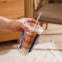 Load image into Gallery viewer, Trump Assassion Attempt Victory & Make America Great Agin Flag MAGA plastic tumbler