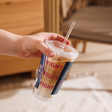 Load image into Gallery viewer, Trump Assassion Attempt Victory & Make America Great Agin Flag MAGA plastic tumbler