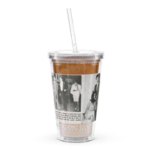 Load image into Gallery viewer, Black Dragon Fighting Society Count Dante Deadliest man Alive is a Hair Dresser artical plastic tumbler