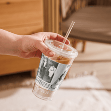 Load image into Gallery viewer, Black Dragon Fighting Society Count Dante Deadliest man Alive is a Hair Dresser artical plastic tumbler