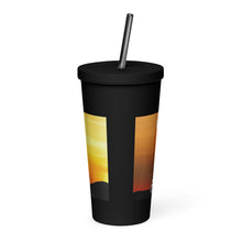 Load image into Gallery viewer, Black Dragon Fighting Society Kumite Fighters Insulated tumbler with a straw