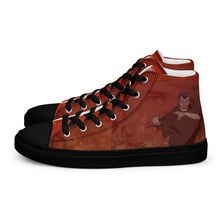Load image into Gallery viewer, Count Dantes Inferno Black Dragon Fighting Society Men’s high top canvas shoes Men’s high top canvas shoes