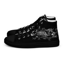 Load image into Gallery viewer, Black Dragon Fighting Society Men’s Grand Dragon high top canvas shoes