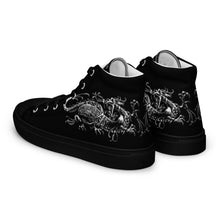 Load image into Gallery viewer, Black Dragon Fighting Society Men’s Grand Dragon high top canvas shoes