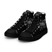 Load image into Gallery viewer, Black Dragon Fighting Society Men’s Grand Dragon high top canvas shoes