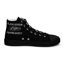 Load image into Gallery viewer, Black Dragon Fighting Society Original Men’s high top canvas shoes