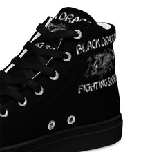 Load image into Gallery viewer, Black Dragon Fighting Society Original Men’s high top canvas shoes