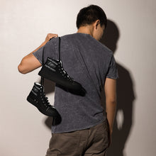 Load image into Gallery viewer, Black Dragon Fighting Society Original Men’s high top canvas shoes