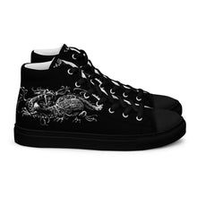 Load image into Gallery viewer, Black Dragon Fighting Society Men’s Grand Dragon high top canvas shoes