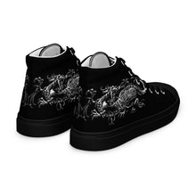 Load image into Gallery viewer, Black Dragon Fighting Society Men’s Grand Dragon high top canvas shoes
