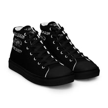 Load image into Gallery viewer, Black Dragon Fighting Society Original Men’s high top canvas shoes