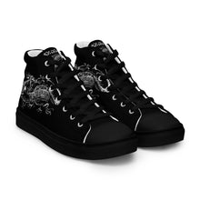 Load image into Gallery viewer, Black Dragon Fighting Society Men’s Grand Dragon high top canvas shoes
