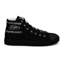 Load image into Gallery viewer, Black Dragon Fighting Society Original Men’s high top canvas shoes