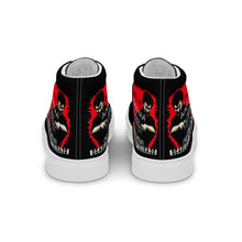 Load image into Gallery viewer, Count Dante, worlds Deadliest Fighting Secrets ,Black Dragon Fighting Society, Men’s high top canvas shoes