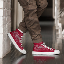 Load image into Gallery viewer, Men’s high top canvas shoes