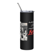Load image into Gallery viewer, Black Dragon Fighting Society, Kumite 1975 ,Count Dante Judging Fights Sports Stainless steel tumbler