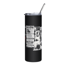 Load image into Gallery viewer, Black Dragon Fighting Society, Kumite 1975 ,Count Dante Judging Fights Sports Stainless steel tumbler