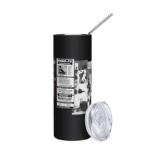 Load image into Gallery viewer, Black Dragon Fighting Society, Kumite 1975 ,Count Dante Judging Fights Sports Stainless steel tumbler