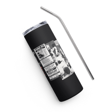 Load image into Gallery viewer, Black Dragon Fighting Society, Kumite 1975 ,Count Dante Judging Fights Sports Stainless steel tumbler