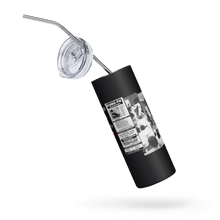 Load image into Gallery viewer, Black Dragon Fighting Society, Kumite 1975 ,Count Dante Judging Fights Sports Stainless steel tumbler