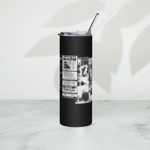 Load image into Gallery viewer, Black Dragon Fighting Society, Kumite 1975 ,Count Dante Judging Fights Sports Stainless steel tumbler