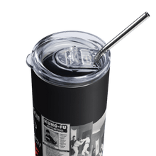 Load image into Gallery viewer, Black Dragon Fighting Society, Kumite 1975 ,Count Dante Judging Fights Sports Stainless steel tumbler