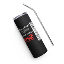 Load image into Gallery viewer, Black Dragon Fighting Society, Kumite 1975 ,Count Dante Judging Fights Sports Stainless steel tumbler