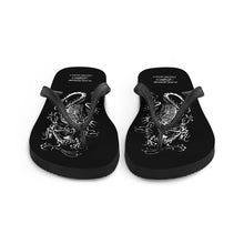 Load image into Gallery viewer, Black Dragon Fighting Society Flip-Flops
