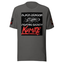 Load image into Gallery viewer, Black Dragon Fighting Society Official Kumite Unisex t-shirt in choice of colors