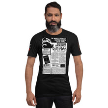 Load image into Gallery viewer, Count Dante's Black Dragon Fighting Society World;s Deadliest Fighting dim mak Death Touch ad Secrets Unisex t-shirt