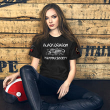 Load image into Gallery viewer, Black Dragon Fighting Society Official Kumite Unisex t-shirt in choice of colors