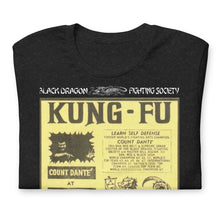 Load image into Gallery viewer, Count Dante at Bill Aguiar's 1960s yellow pages ad Unisex t-shirt