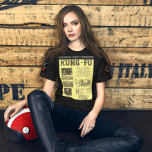 Load image into Gallery viewer, Count Dante at Bill Aguiar's 1960s yellow pages ad Unisex t-shirt