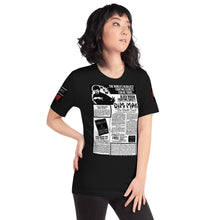 Load image into Gallery viewer, Count Dante's Black Dragon Fighting Society World;s Deadliest Fighting dim mak Death Touch ad Secrets Unisex t-shirt