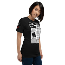 Load image into Gallery viewer, Count Dante's Black Dragon Fighting Society World;s Deadliest Fighting dim mak Death Touch ad Secrets Unisex t-shirt