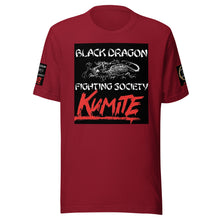 Load image into Gallery viewer, Black Dragon Fighting Society Official Kumite Unisex t-shirt in choice of colors